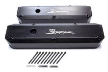 Load image into Gallery viewer, HOLLEY 890003B - Sniper Fabricated Valve Covers  SBM Tall 64-91 image