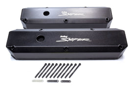 HOLLEY 890003B - Sniper Fabricated Valve Covers  SBM Tall 64-91 image