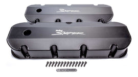 HOLLEY 890004B - Sniper Fabricated Valve Covers  BBC Tall image