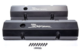 HOLLEY 890010B - Sniper Fabricated Valve Covers  SBC Tall image