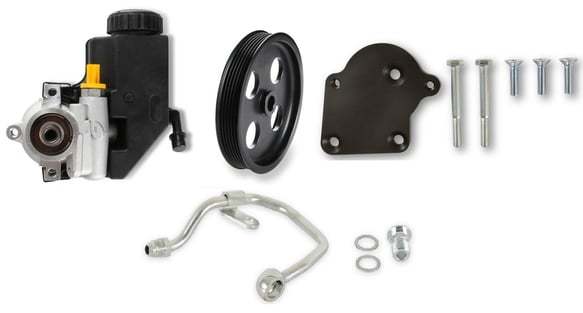 HOLLEY 97-378 - Gen III Hemi P/S Pump Adapter Kit - Non-VVT image