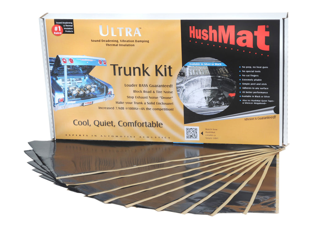 HUSHMAT 10300 - Ultra Trunk Kit- 10 pc 12in.x23in. Black image