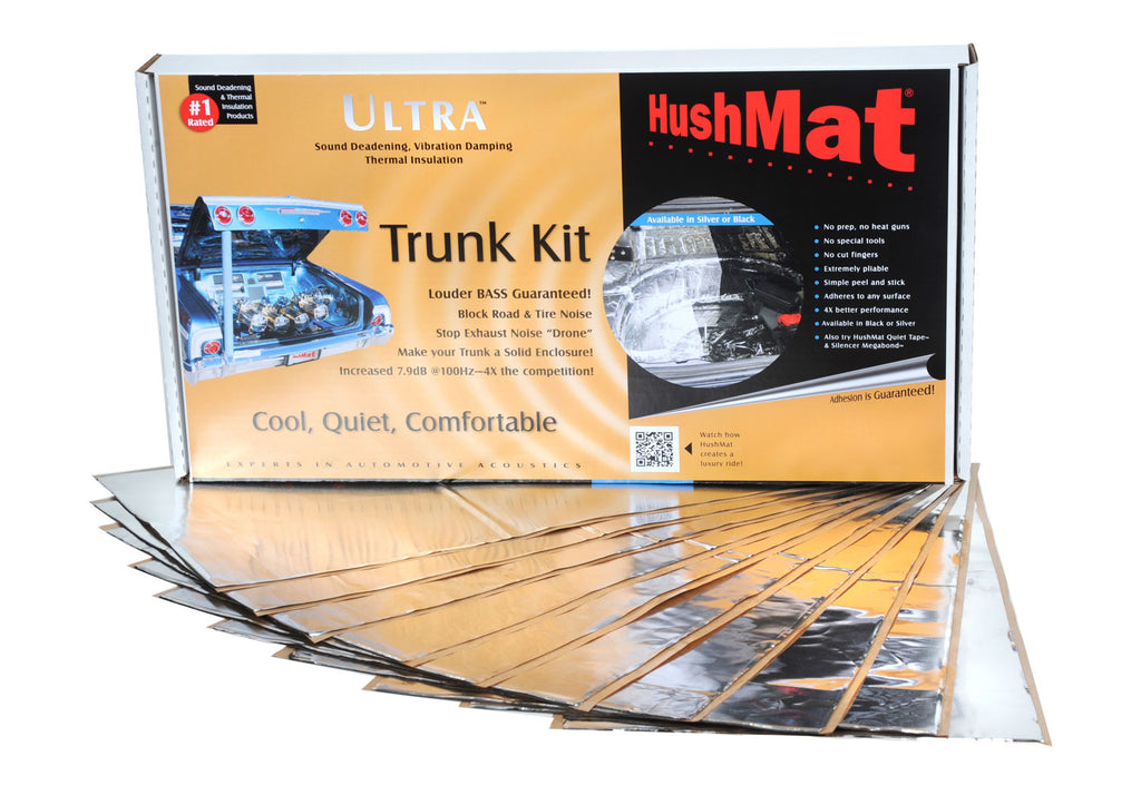 HUSHMAT 10301 - Ultra Trunk Kit- 10 pc 12in.x23in. Silver image