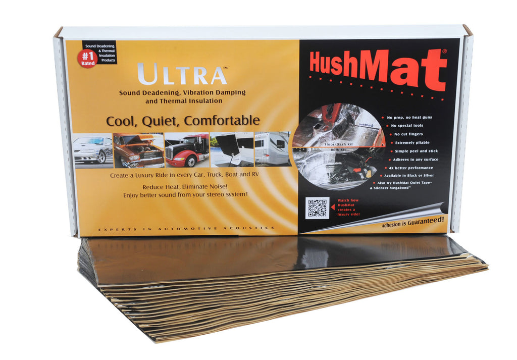 HUSHMAT 10400 - Ultra Floor/Dash Kit- 20 pc 12in.x23in. Black image