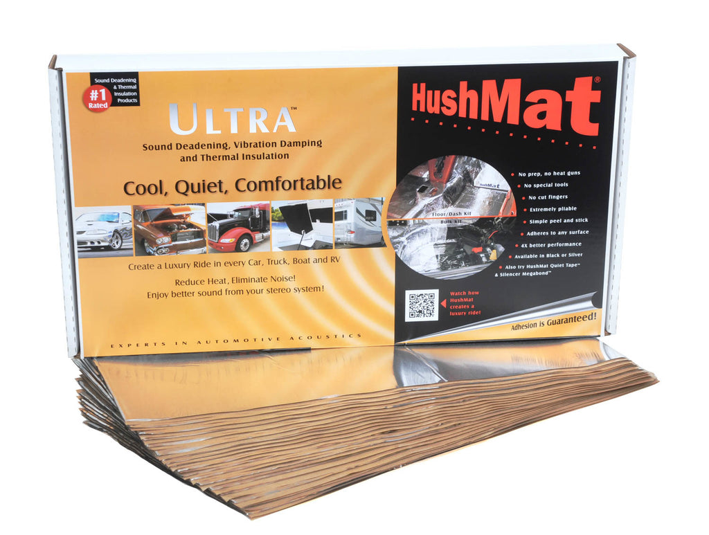 HUSHMAT 10401 - Ultra Floor/Dash Kit- 20 pc 12in.x23in. Silver image