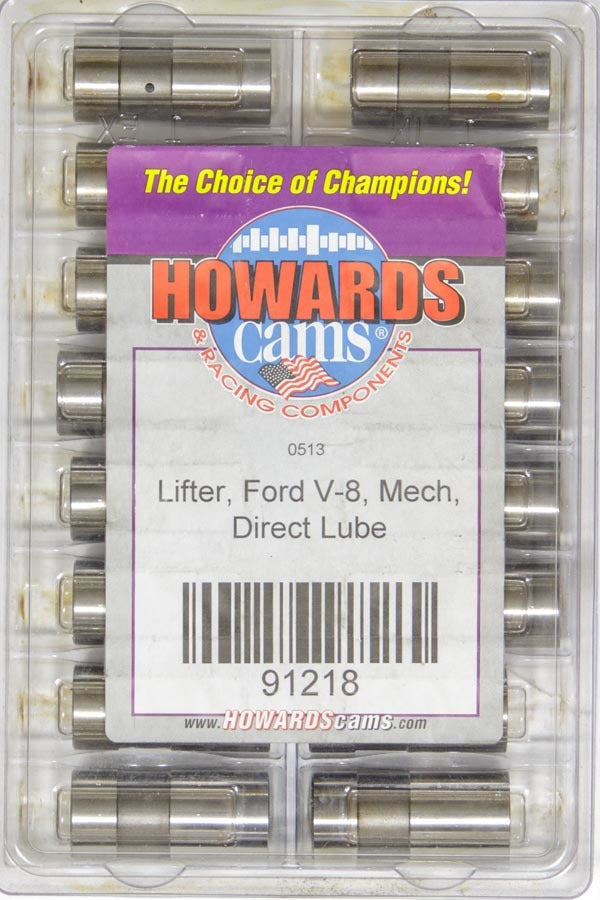 HOWARDS RACING COMPONENTS 91218 - Solid Lifters - Ford V8 Direct Lube image