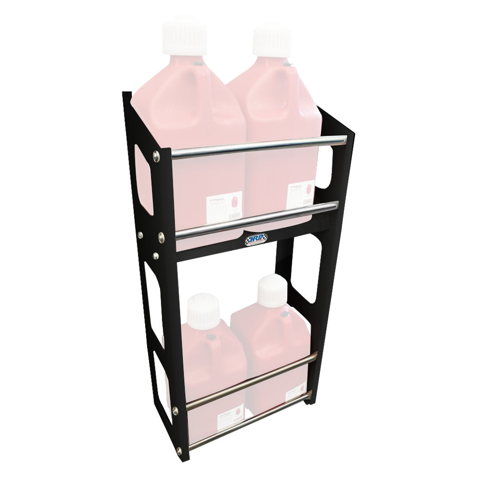 HEPFNER RACING PRODUCTS HRP6359-4-BLK - Jug Rack 4 Position Black image