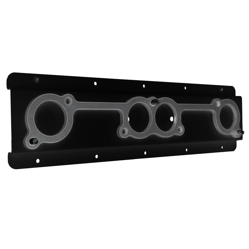 HEPFNER RACING PRODUCTS HRP6700F-BLK - Header Rack Spreadport Flat Mount Black image