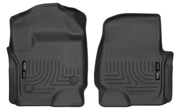 HUSKY LINERS 13301 - 17-   Ford F250 Front Floor Liners Black image