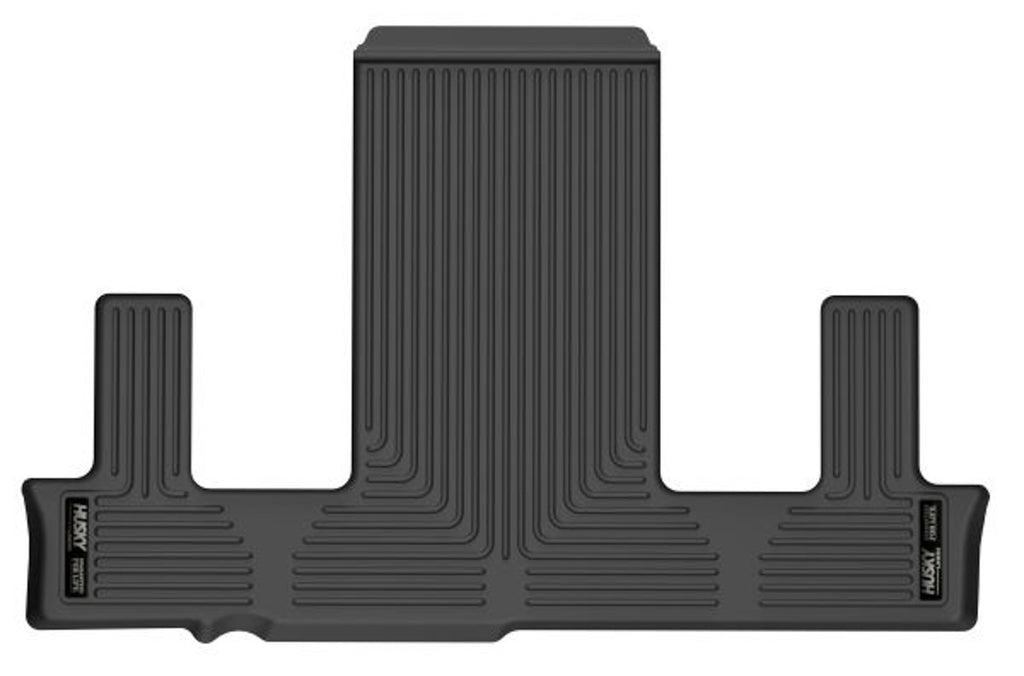 HUSKY LINERS 14231 - 21-   Chevy Tahoe Floor Liners Second Row Black image