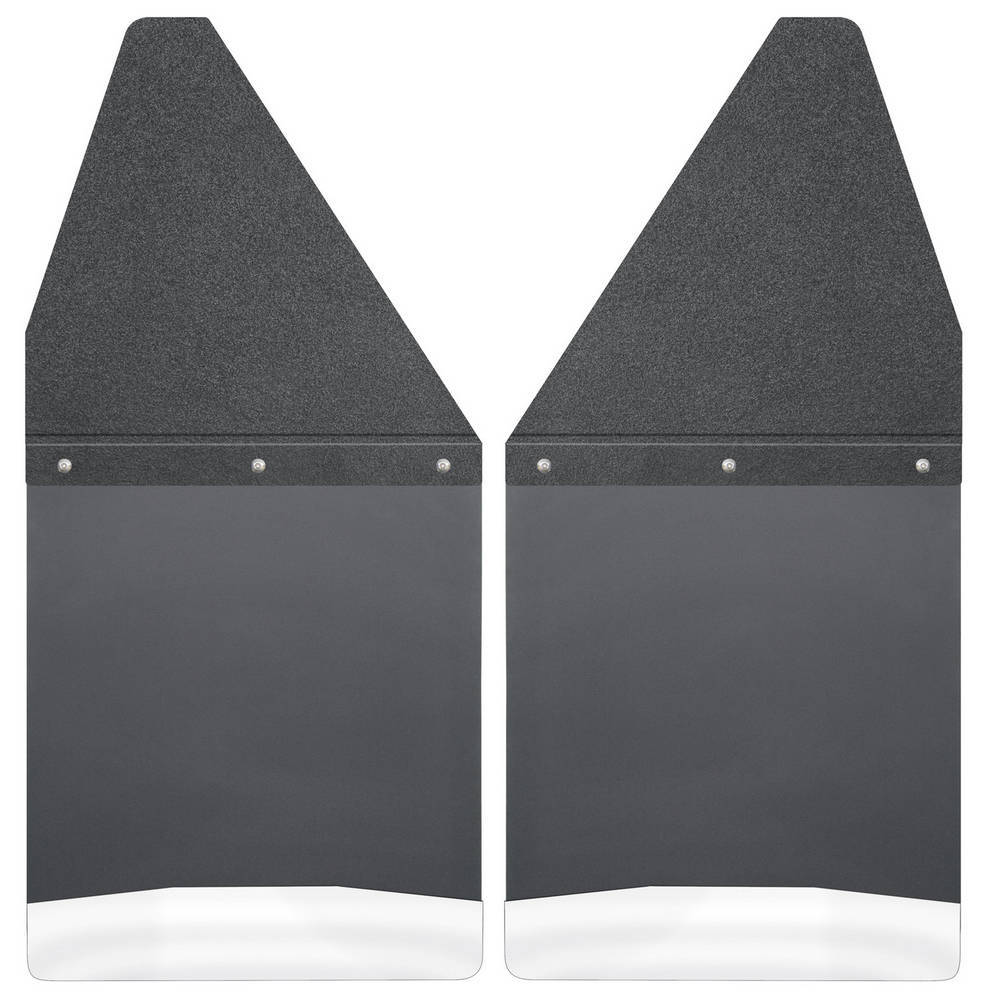 HUSKY LINERS 17100 - Kick Back Mud Flaps 12in Wide Black image