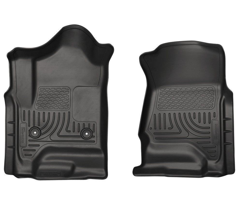 HUSKY LINERS 18231 - 14-   GM 2500HD Dbl Cab Floor Liners Black image