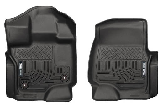 HUSKY LINERS 18361 - 15-   Ford F150 Front Floor Liners Black image