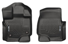 Load image into Gallery viewer, HUSKY LINERS 18361 - 15-   Ford F150 Front Floor Liners Black image