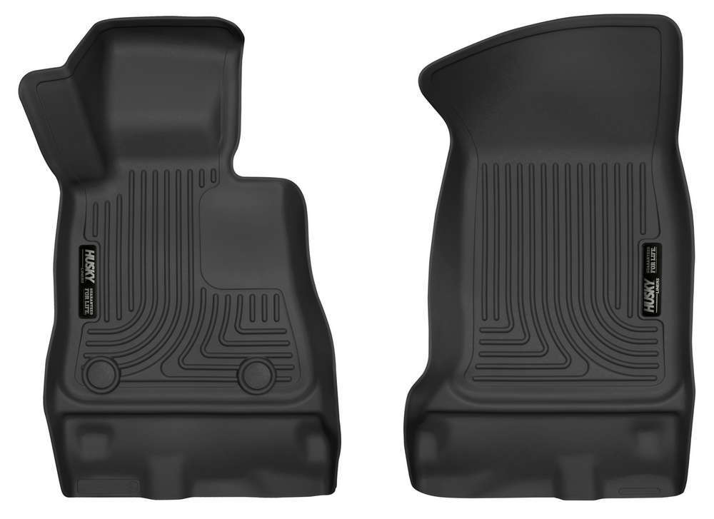 HUSKY LINERS 52231 - GM X-Act Contour Floor Liners Front Black image