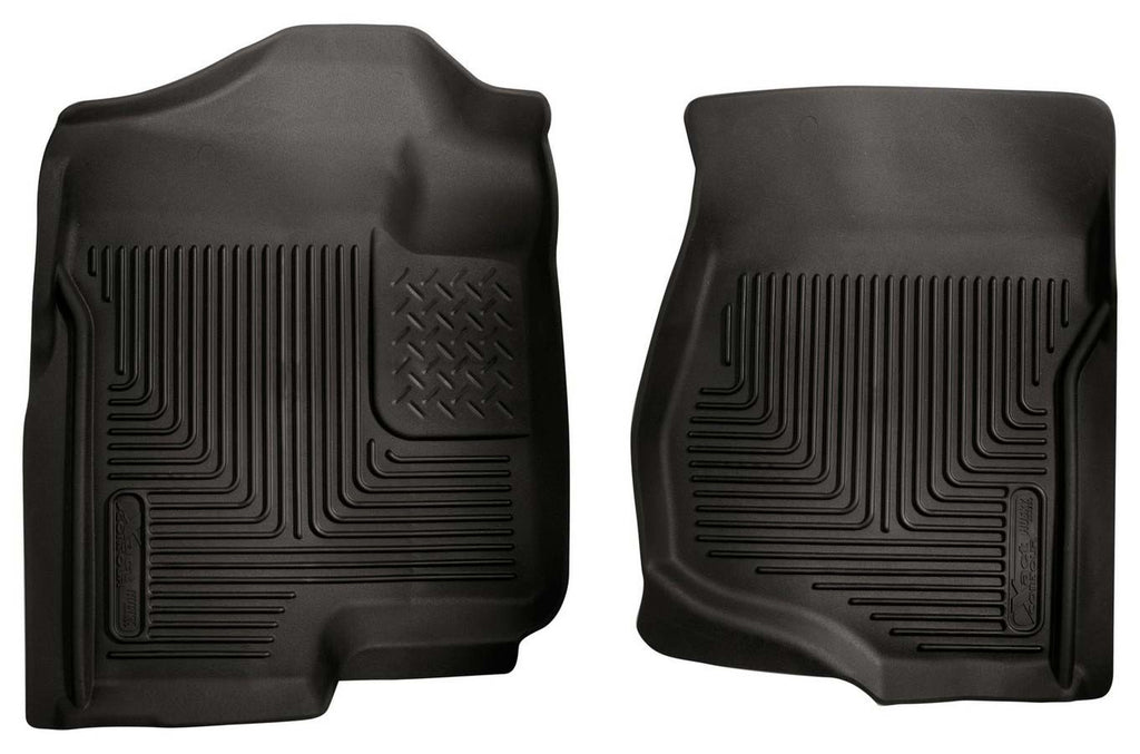 HUSKY LINERS 53101 - GM X-Act Contour Floor Liners Front Black image