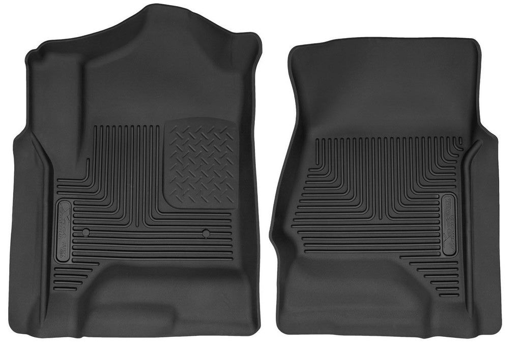 HUSKY LINERS 53111 - GM X-Act Contour Floor Liners Front Black image