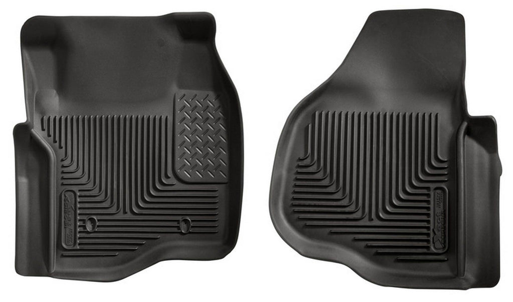 HUSKY LINERS 53301 - Ford X-Act Contour Floor Liners Front Black image