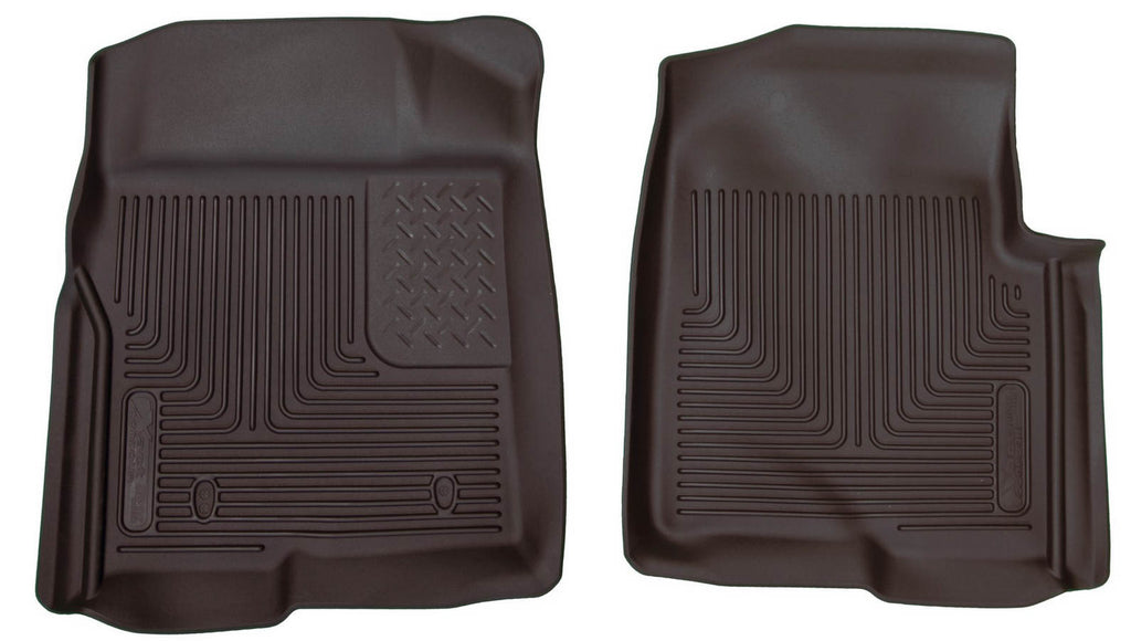 HUSKY LINERS 53311 - Ford X-Act Contour Floor Liners Front Black image