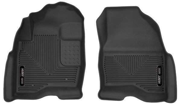 HUSKY LINERS 53331 - Ford X-Act Contour Floor Liners Front Black image