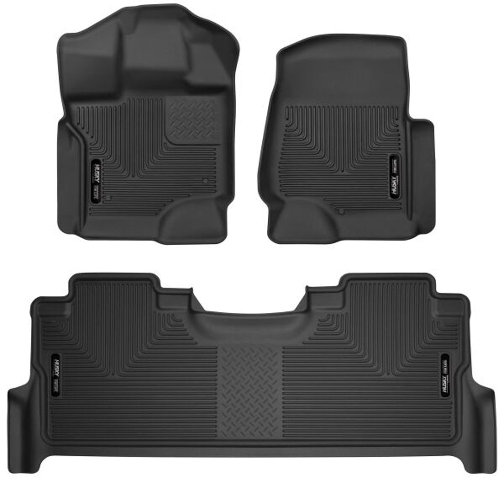 HUSKY LINERS 53468 - Front & 2nd Seat Floor Liners image