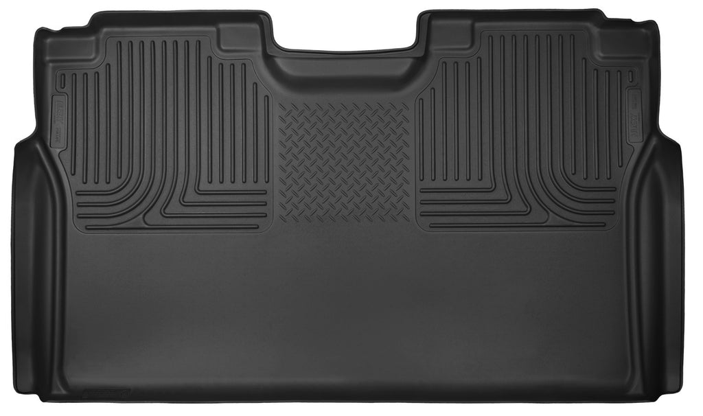 HUSKY LINERS 53491 - Ford X-Act Contour Floor Liners Rear Black image