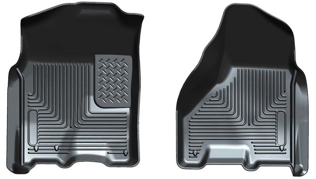 HUSKY LINERS 53511 - Dodge X-Act Contour Flr Liners Front Black image