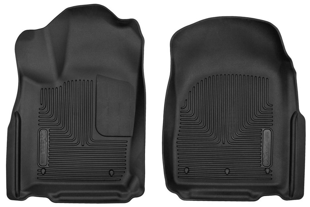 HUSKY LINERS 53561 - Dodge X-Act Contour Flr Liners Front Black image