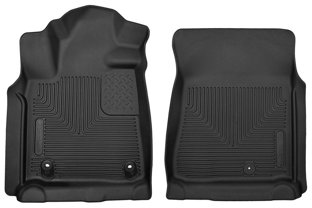 HUSKY LINERS 53711 - Toyota X-Act Contour Floor Liners Front Black image