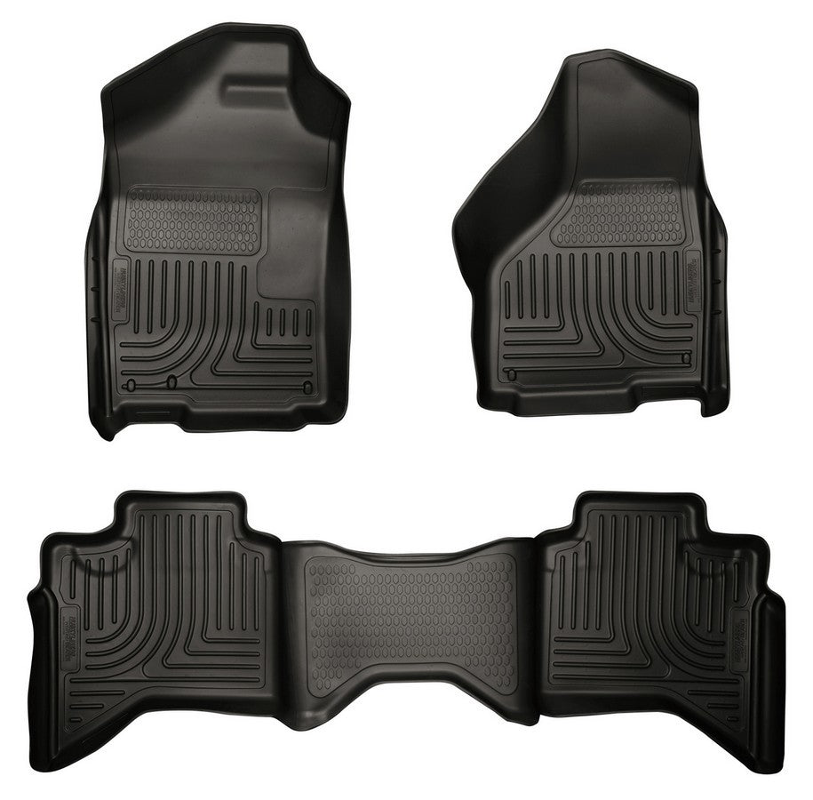 HUSKY LINERS 98031 - 02-09 Dodge Ram Floor Liners Black image