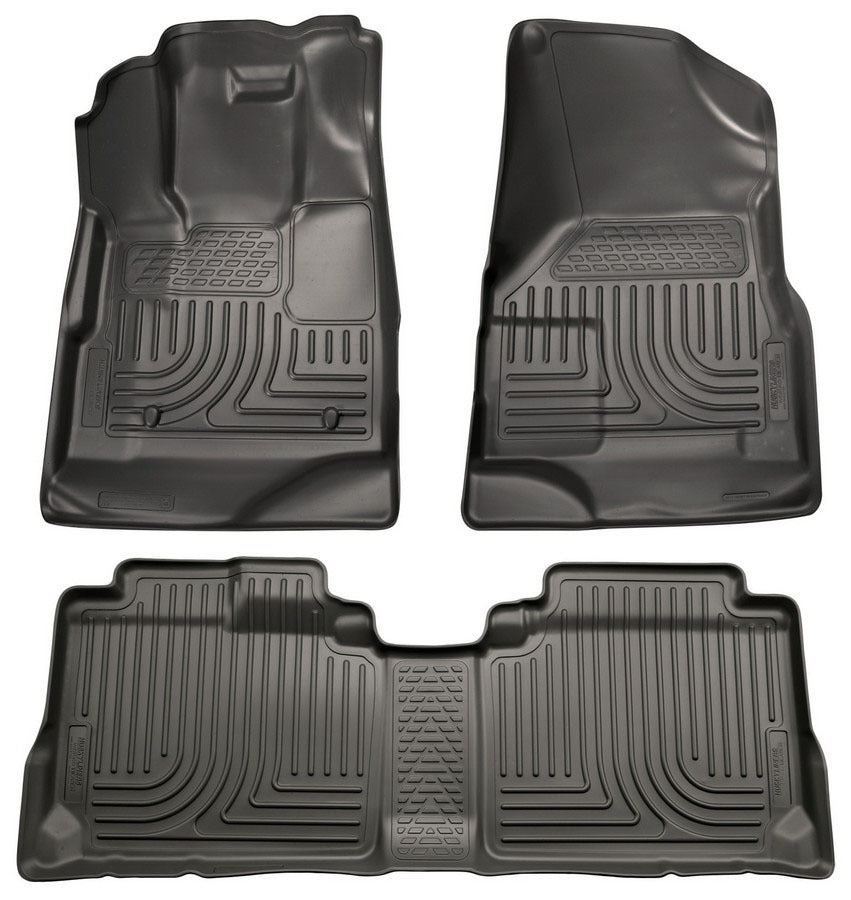 HUSKY LINERS 98131 - 10- Equinox/Terrain frt/ 2nd Seat Flr Liners Blk image