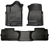 15-   GM 2500HD Dbl Cab Floor Liners Black