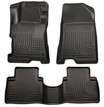 Load image into Gallery viewer, HUSKY LINERS 98401 - 08-12 Honda Accord Front /2nd Floor Liners Black image