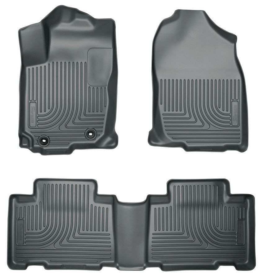 HUSKY LINERS 98481 - 13-  Honda Accord Front/ 2nd Floor Liners Black image