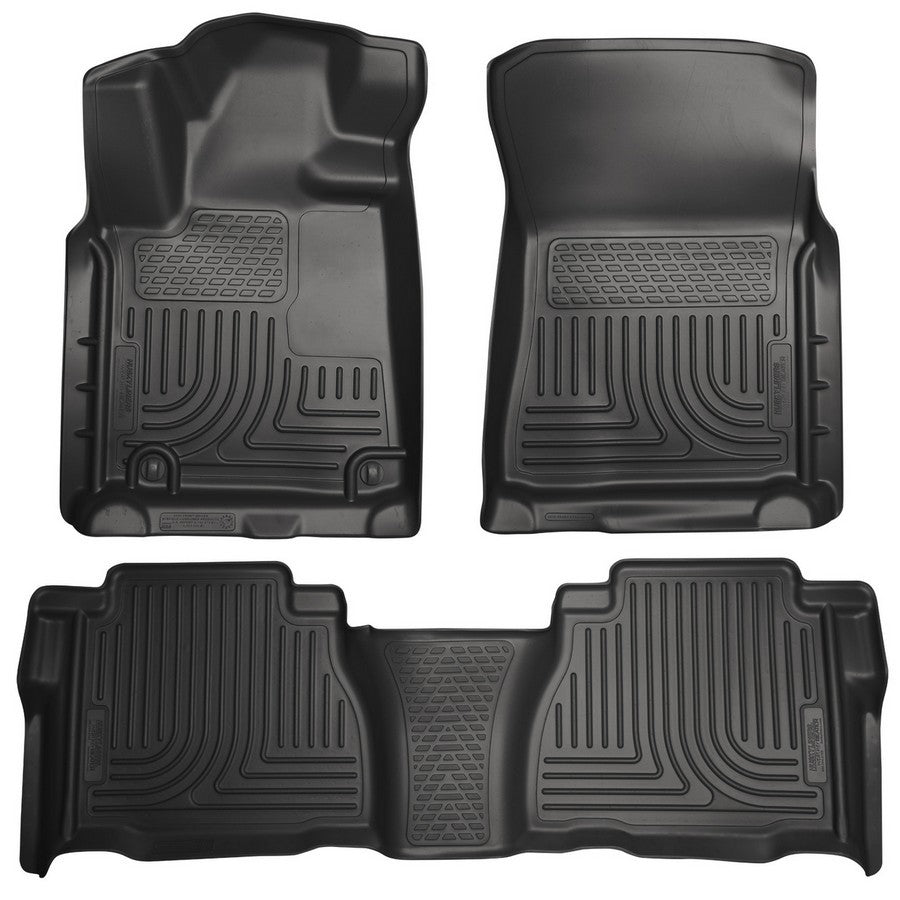 HUSKY LINERS 98581 - 07-11 Tundra CrewMax Floor Liners Black image