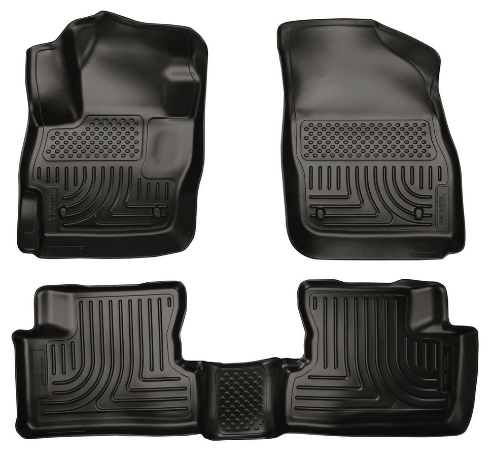 HUSKY LINERS 98631 - 10-13 Mazda 3 Front/2nd Floor Liners Black image