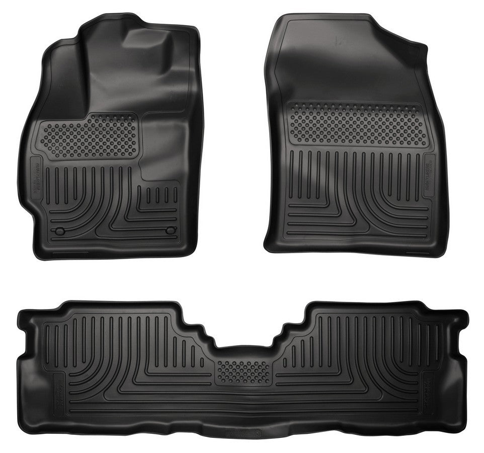 HUSKY LINERS 98911 - 12-   Toyota Prius Front & 2nd Seat Floor Liners image