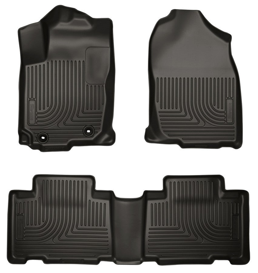 HUSKY LINERS 98971 - Front & 2nd Seat Floor L iner Weatherbeater image