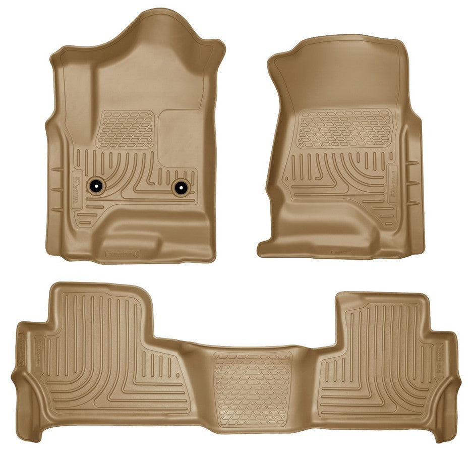 HUSKY LINERS 99203 - 15-   Tahoe Floor Liners Tan image