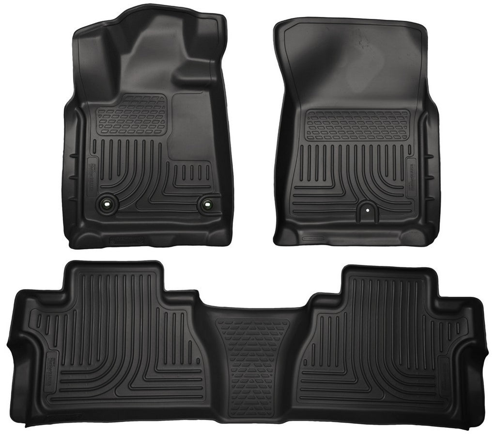 HUSKY LINERS 99581 - 14-   Tundra CrewMax Floor Liners Black image