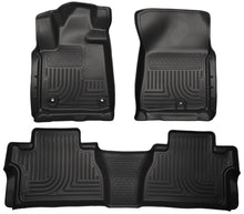 Load image into Gallery viewer, HUSKY LINERS 99581 - 14-   Tundra CrewMax Floor Liners Black image