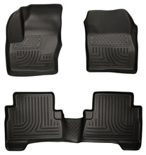 Load image into Gallery viewer, HUSKY LINERS 99741 - 13-  Ford C-Max Front/ 2nd Floor Liners Black image