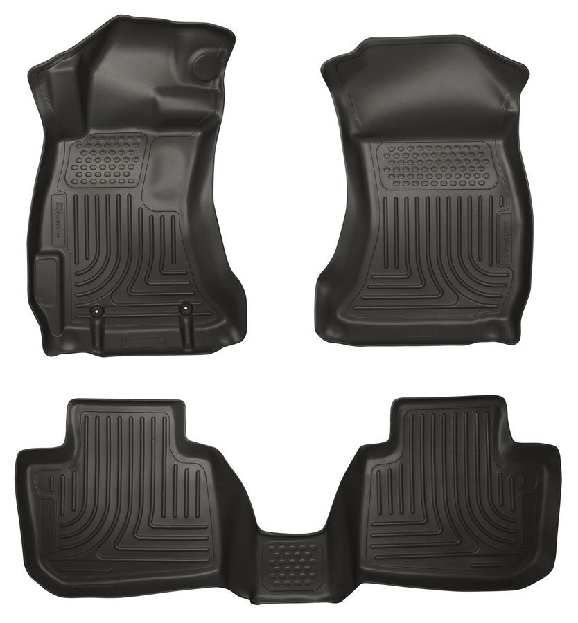 HUSKY LINERS 99801 - 12- Subaru Impreza Front /2nd Floor Liners Black image