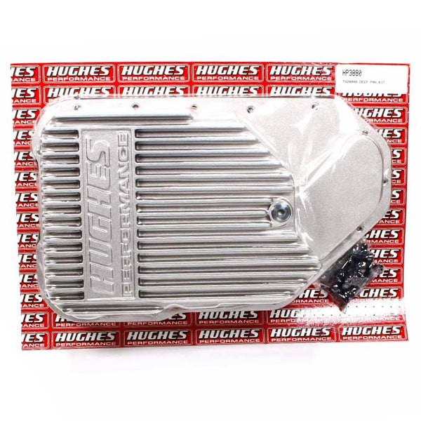 HUGHES PERFORMANCE HP3880 - Aluminum Trans Pan Deep GM TH200R4 image