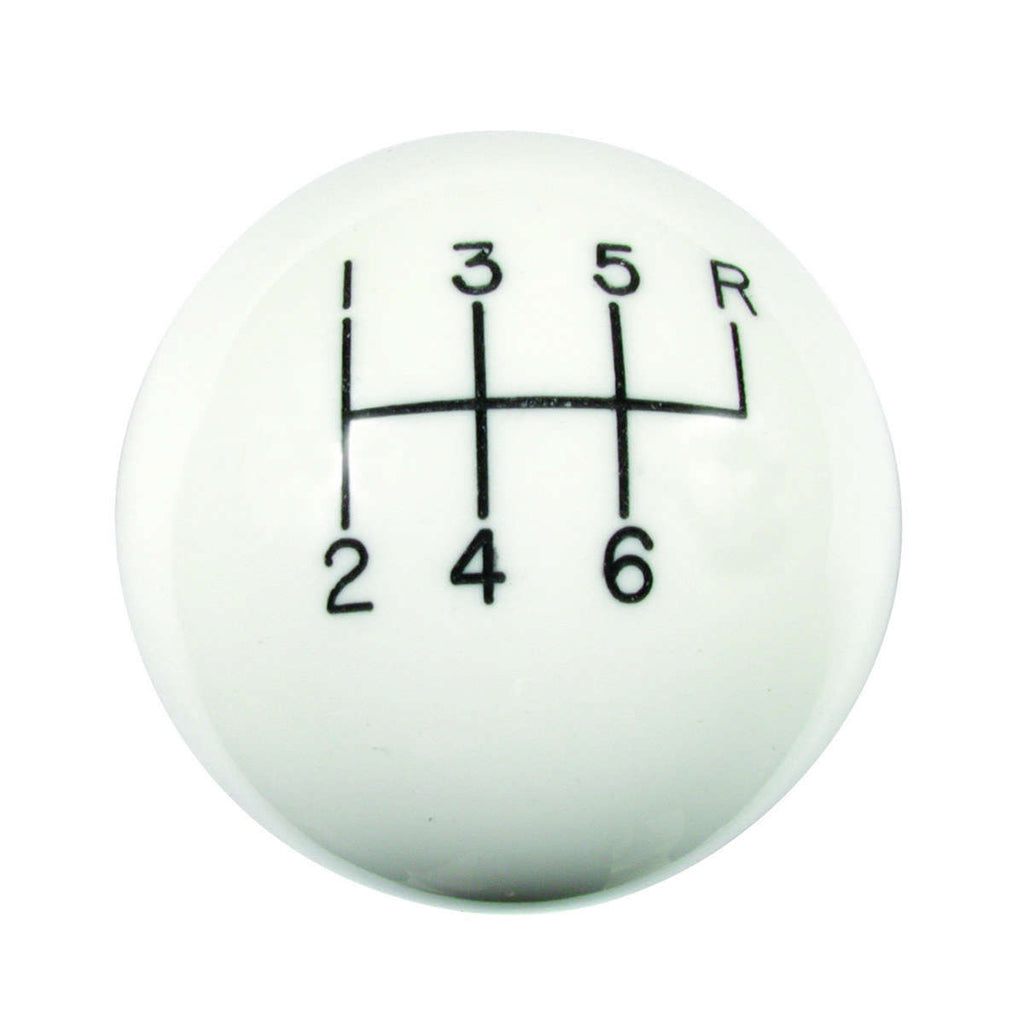 HURST 163-0016 - F-Body 6-Speed White Classic Shift Knob image