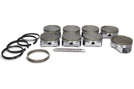 ICON PISTONS IC532CAKTS.030 - LS 6.0/6.2L Dish Forged Piston/Ring Set 4.030 image
