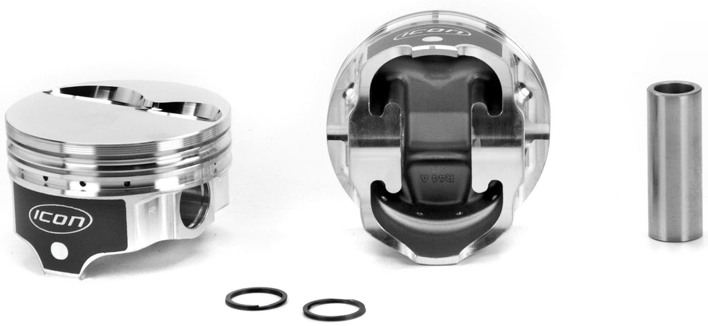 ICON PISTONS IC744.030 - SBM FT Forged Piston Set 4.030 Bore -5cc image