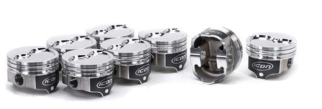 ICON PISTONS IC840.040 - BBM Dished Piston Set 4.360 Bore -23.7cc image