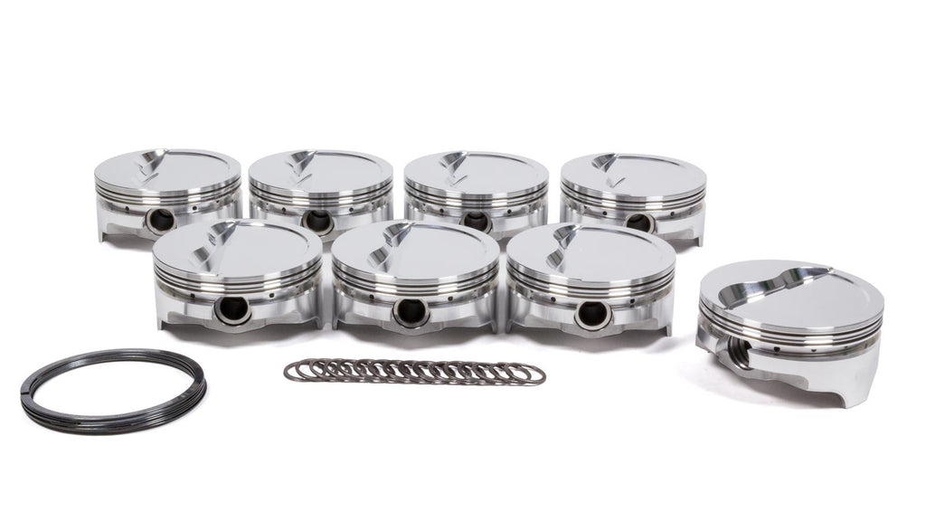 ICON PISTONS IC851.STD - SBC Forged Dished Piston Set 4.125 Bore -15.2cc image