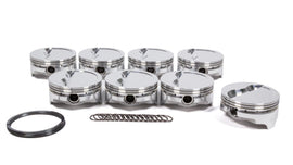 ICON PISTONS IC851.STD - SBC Forged Dished Piston Set 4.125 Bore -15.2cc image